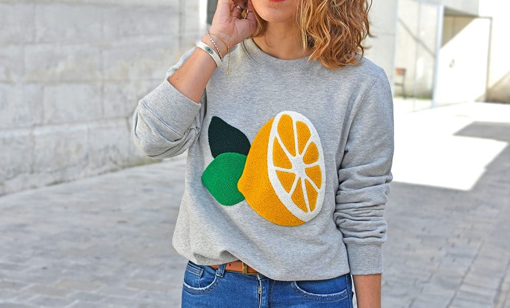 sweat Opulence paris citron Soeurs Chiffons La Rochelle keds espadrilles