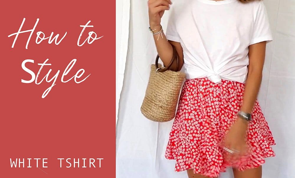 comment porter le tshirt blanc, lookbook video how to style