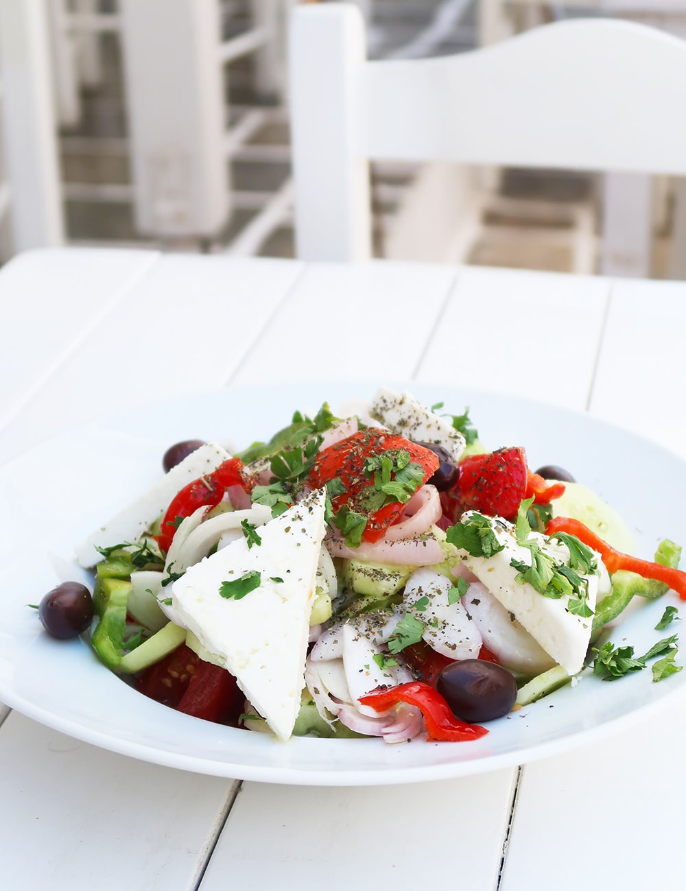 antiparros salade grecque grece