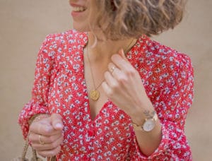 blog mode paris blouse rouge fluide marlene rougier fabrication française